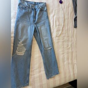 Dr. Denim Ripped Blue Jeans